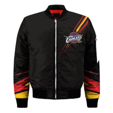 Load image into Gallery viewer, Cleveland Cavaliers NBA Black Bomber Jacket Apparel Best Christmas Gift For Fans L3110 06