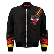 Load image into Gallery viewer, Chicago Bulls NBA Black Bomber Jacket Apparel Best Christmas Gift For Fans L3110 05