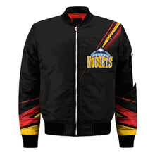 Load image into Gallery viewer, Denver Nuggets NBA Black Bomber Jacket Apparel Best Christmas Gift For Fans L3110 08