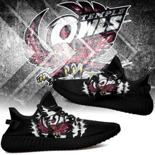 Load image into Gallery viewer, Temple Owls NCAA Sport Teams Yeezy Boost 350 V2 Trends 2019 Black Edition T2610 - V07-48