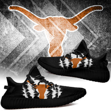 Load image into Gallery viewer, Texas Longhorns NCAA Sport Teams Yeezy Boost 350 V2 Trends 2019 Black Edition T2610 - V07-43