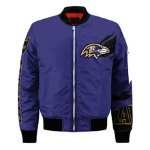 Load image into Gallery viewer, Baltimore Ravens NFL Bomber Jacket Apparel Best Christmas Gift For Fans L2910 03