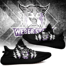 Load image into Gallery viewer, Weber State Wildcats NCAA Sport Teams Yeezy Boost 350 V2 Trends 2019 Black Edition T2610 - V07-13