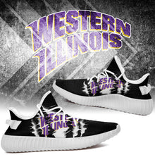 Load image into Gallery viewer, Western Illinois Leathernecks NCAA Sport Teams Yeezy Boost 350 V2 Trends 2019 Black Edition T2610 - V07-10