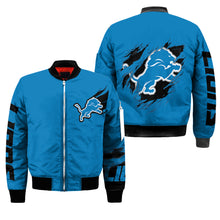 Load image into Gallery viewer, Detroit Lions NFL Bomber Jacket Apparel Best Christmas Gift For Fans L2910 011
