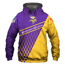 Load image into Gallery viewer, Minnesota Vikings NFL 3D Hoodie Apparel Best Gift For Fans S2710-01275