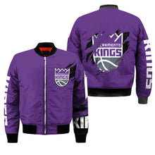 Load image into Gallery viewer, Sacramento Kings NBA Bomber Jacket Apparel Best Christmas Gift For Fans L3010 026
