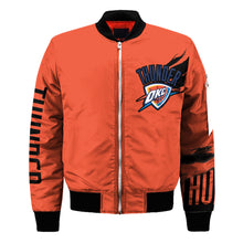 Load image into Gallery viewer, Oklahoma City Thunder NBA Bomber Jacket Apparel Best Christmas Gift For Fans L3010 021