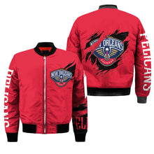 Load image into Gallery viewer, New Orleans Pelicans NBA Bomber Jacket Apparel Best Christmas Gift For Fans L3010 019