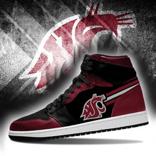 Load image into Gallery viewer, Washington State Cougars NCAA Jordan Sneakers Christmas Gift T2910-V01-16