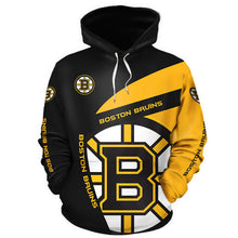 Load image into Gallery viewer, Boston Bruins NHL All Over Print Hoodie Apparel S1410-01228