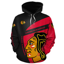 Load image into Gallery viewer, Chicago Blackhawks NHL All Over Print Hoodie Apparel S1410-01231
