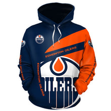 Load image into Gallery viewer, Edmonton Oilers NHL All Over Print Hoodie Apparel S1410-01236