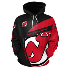 Load image into Gallery viewer, New Jersey Devils NHL All Over Print Hoodie Apparel S1410-01242