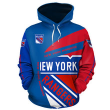 Load image into Gallery viewer, New York Rangers NHL All Over Print Hoodie Apparel S1410-01244