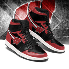 Load image into Gallery viewer, Wisconsin Badgers NCAA Jordan Sneakers Christmas Gift-T2910-V01-6