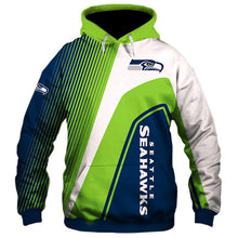Load image into Gallery viewer, Seattle Seahawks NFL 3D Hoodie Apparel Gift Fans S-V2-00639