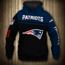 Load image into Gallery viewer, New England Patriots NFL 3D Skull Hoodie Apparel Gift Fans S-V3-00679