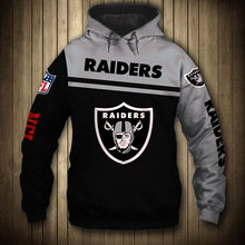 Load image into Gallery viewer, Oakland Raiders NFL 3D Skull Hoodie Apparel Gift Fans S-V3-00683