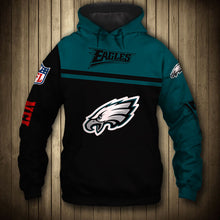 Load image into Gallery viewer, Philadelphia Eagles NFL 3D Skull Hoodie Apparel Gift Fans S-V3-00684