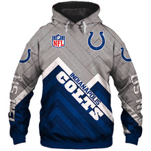 Load image into Gallery viewer, Indianapolis Colts NFL 3D Hoodie Apparel Gift Fans S-V4-00534