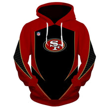 Load image into Gallery viewer, San Francisco 49ers NFL 3D All Over Print Hoodie Apparel S-V5-00385