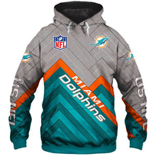 Load image into Gallery viewer, Miami Dolphins NFL 3D Hoodie Apparel Gift Fans S-V4-00539