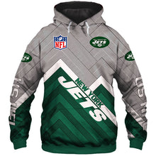 Load image into Gallery viewer, New York Jets NFL 3D Hoodie Apparel Gift Fans S-V4-00544