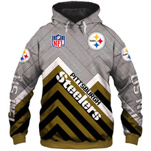 Load image into Gallery viewer, Pittsburgh Steelers NFL 3D Hoodie Apparel Gift Fans S-V4-00547