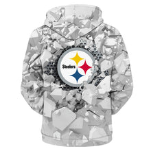 Load image into Gallery viewer, Pittsburgh Steelers NFL 3D Hoodie Apparel Gift Fans S-V6-00351