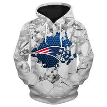 Load image into Gallery viewer, New England Patriots NFL 3D Hoodie Apparel Gift Fans S-V6-00353