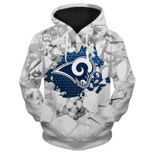 Load image into Gallery viewer, Los Angeles Rams NFL 3D Hoodie Apparel Gift Fans S-V6-00354