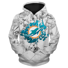 Load image into Gallery viewer, Miami Dolphins NFL 3D Hoodie Apparel Gift Fans S-V6-00359
