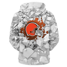 Load image into Gallery viewer, Cleveland Browns NFL 3D Hoodie Apparel Gift Fans S-V6-00366