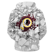 Load image into Gallery viewer, Washington Redskins NFL 3D Hoodie Apparel Gift Fans S-V6-00367