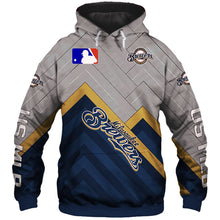Load image into Gallery viewer, Milwaukee Brewers MLB 3D Hoodie Apparel Gift Fans S-V4-00568