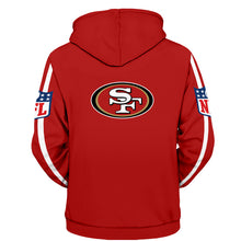 Load image into Gallery viewer, San Francisco 49ers NFL 3D Over Print Hoodie Apparel S-V8-00124