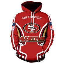 Load image into Gallery viewer, San Francisco 49ers NFL 3D Over Print Hoodie Apparel S-V8-00124