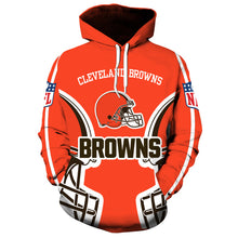 Load image into Gallery viewer, Cleveland Browns NFL 3D Over Print Hoodie Apparel S-V8-00131