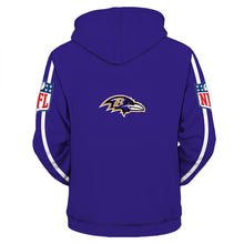 Load image into Gallery viewer, Baltimore Ravens NFL 3D Over Print Hoodie Apparel S-V8-00143