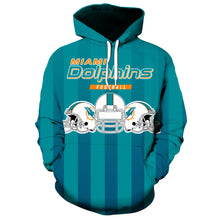 Load image into Gallery viewer, Miami Dolphins NFL 3D Over Print Hoodie Apparel S-V8-00178