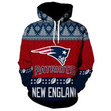 Load image into Gallery viewer, New England Patriots NFL 3D Hoodie Apparel Christmas Gift S-V10-00001