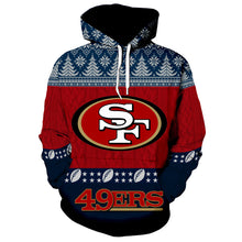 Load image into Gallery viewer, San Francisco 49ers NFL 3D Hoodie Apparel Christmas Gift S-V10-00002