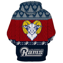 Load image into Gallery viewer, Los Angeles Rams NFL 3D Hoodie Apparel Christmas Gift S-V10-00004