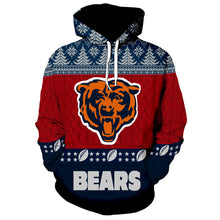 Load image into Gallery viewer, Chicago Bears NFL 3D Hoodie Apparel Christmas Gift S-V10-00009