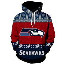 Load image into Gallery viewer, Seattle Seahawks NFL 3D Hoodie Apparel Christmas Gift S-V10-00012