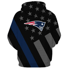 Load image into Gallery viewer, New England Patriots NFL American Flag 3D Hoodie Apparel Gift Fans S-V7-00111