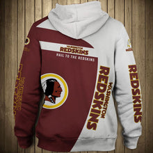 Load image into Gallery viewer, Washington Redskins NFL 3D Hoodie Apparel Gift Fans S-V11-01158