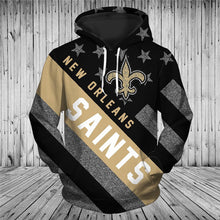 Load image into Gallery viewer, New Orleans Saints NFL American Flag 3D Hoodie Apparel Gift Fans S-V7-00166