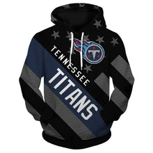 Load image into Gallery viewer, Tennessee Titans NFL American Flag 3D Hoodie Apparel Gift Fans S-V7-00167